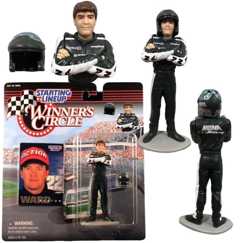 NASCAR Ward Burton #22 Starting Lineup SLU Winners Circle 6” Action Figure NEW!